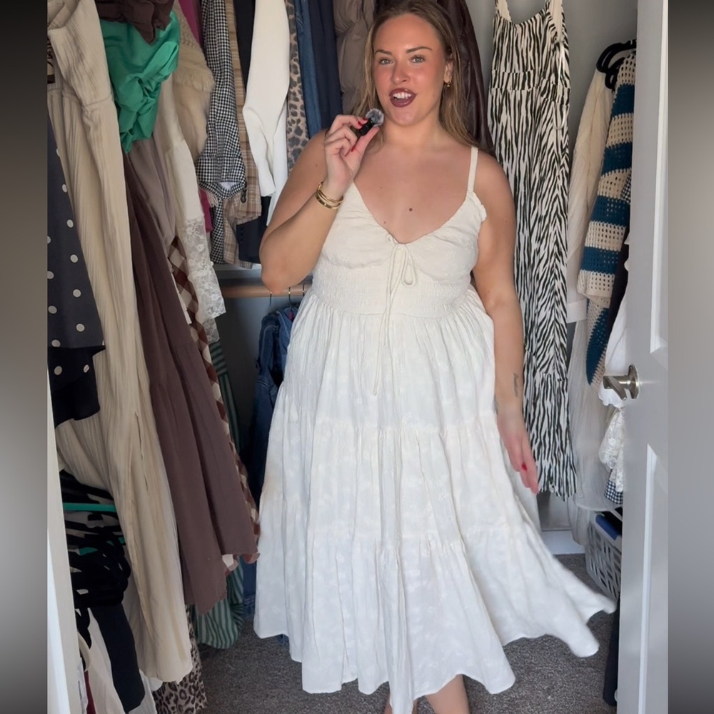 Torrid White Maxi Dress